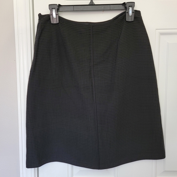 Max Studio Special Edition 100% Silk Black Lined Skirt Classic Neutral Small - Picture 4 of 9
